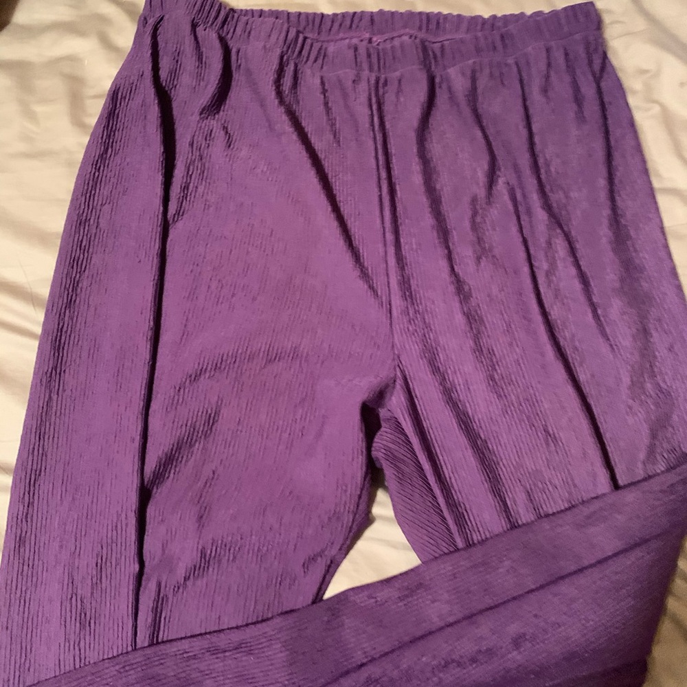 purple pants